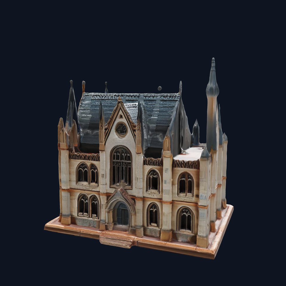 Gothic Cathedral Architecture Model Pack